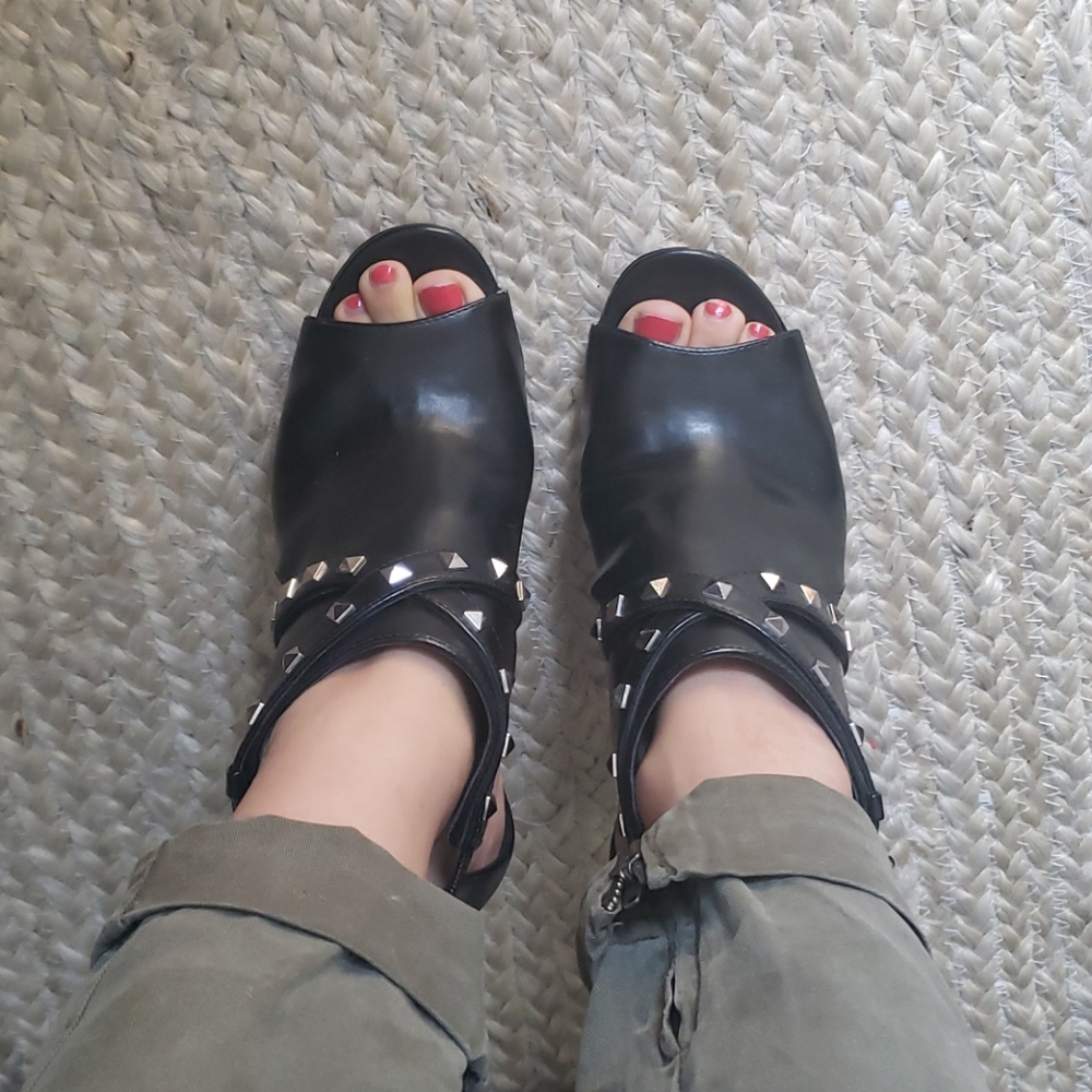 Marc Fisher Comfy Open Toe Booties - image 7